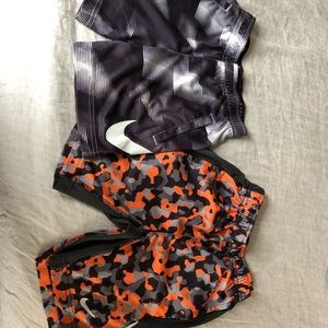 2 pairs of Boys 4T Nike athletic shorts